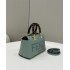 Fendi By The Way Mini Small Boston bag in mint green leather 