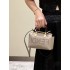 Fendi By The Way Mini Small Boston bag in dove gray leather 