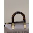 Fendi By The Way Mini Small Boston bag in dove gray leather 