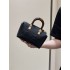 Fendi By The Way Mini Small Boston bag in black leather 