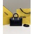 Fendi By The Way Mini Small Boston bag in black leather 