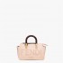 Fendi By The Way Mini Small Boston bag in lighe pink leather 