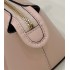 Fendi By The Way Mini Small Boston bag in lighe pink leather 