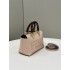 Fendi By The Way Mini Small Boston bag in lighe pink leather 