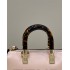Fendi By The Way Mini Small Boston bag in lighe pink leather 