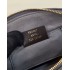 Fendi By The Way Mini Small Boston bag in dark gray tapestry fabric