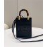 Fendi Mini Sunshine Shopper bag in black leather