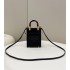 Fendi Mini Sunshine Shopper bag in black leather
