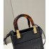 Fendi Mini Sunshine Shopper bag in black leather