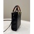 Fendi Mini Sunshine Shopper bag in black leather
