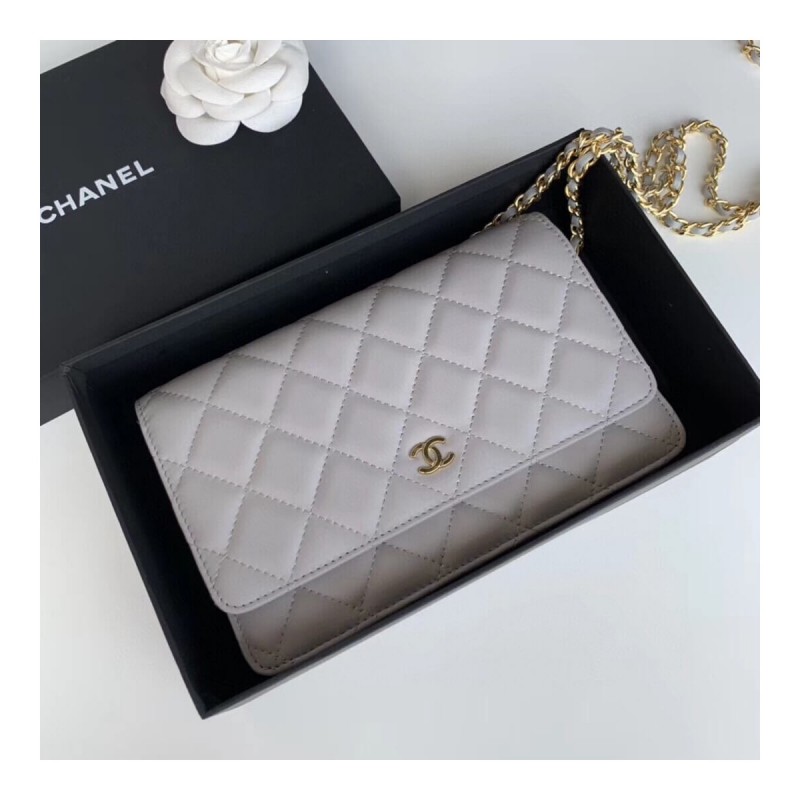 Chanel Classic Lambskin Wallet On Chain WOC AP0250