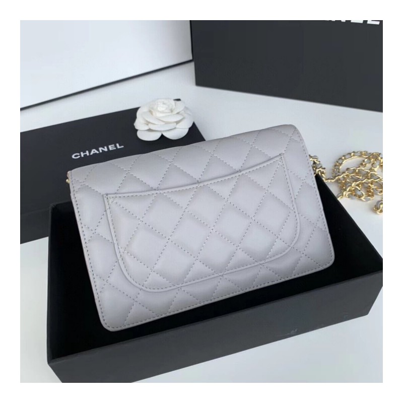 Chanel Classic Lambskin Wallet On Chain WOC AP0250