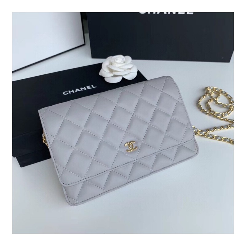 Chanel Classic Lambskin Wallet On Chain WOC AP0250