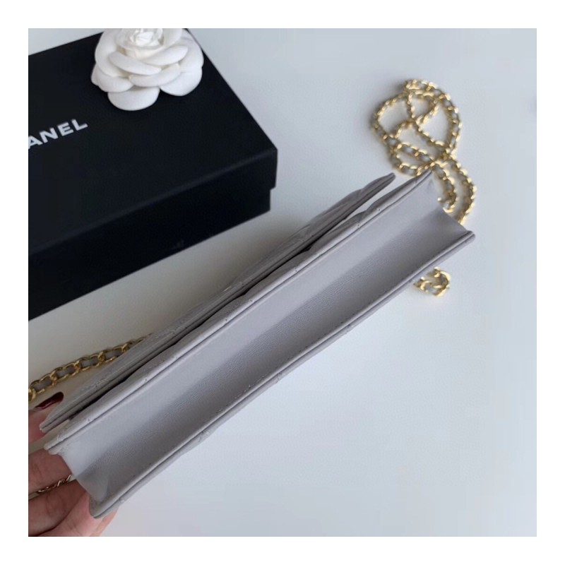 Chanel Classic Lambskin Wallet On Chain WOC AP0250