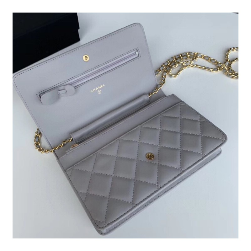 Chanel Classic Lambskin Wallet On Chain WOC AP0250