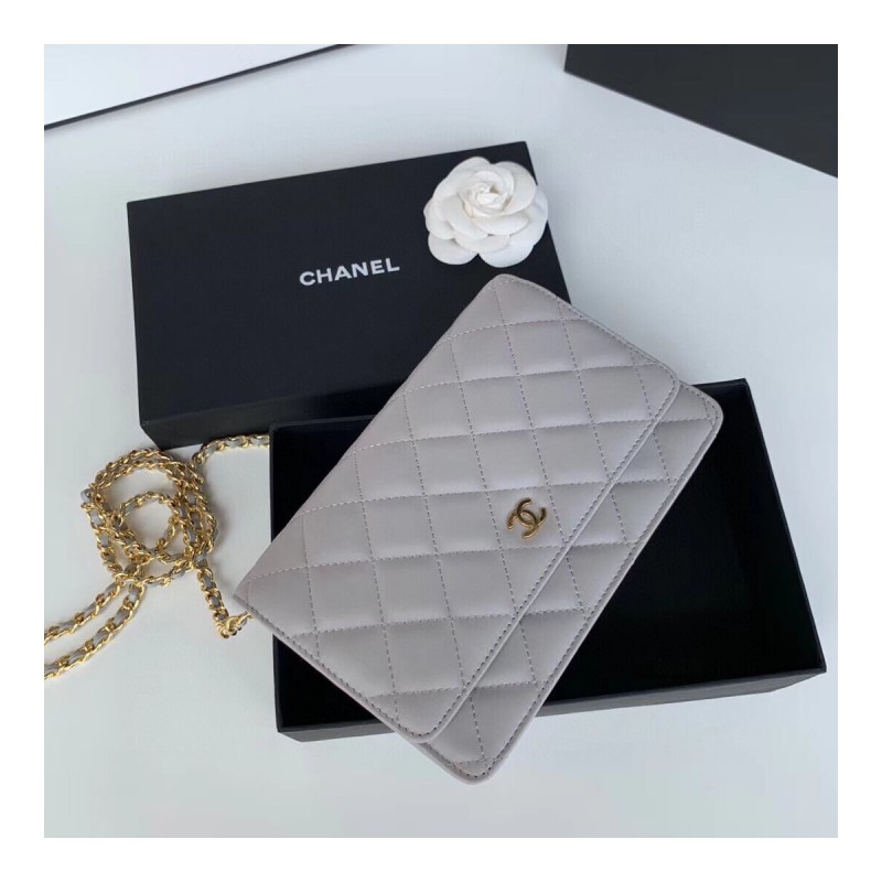 Chanel Classic Lambskin Wallet On Chain WOC AP0250