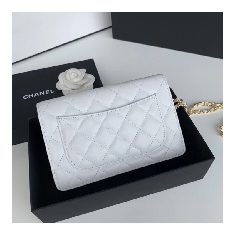Chanel Classic Lambskin Wallet On Chain WOC AP0250