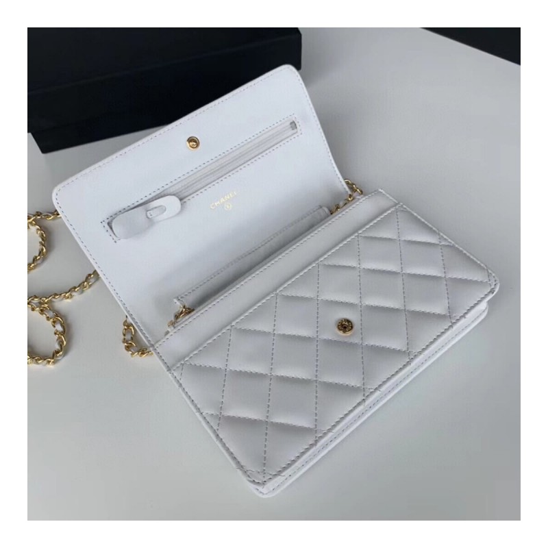 Chanel Classic Lambskin Wallet On Chain WOC AP0250