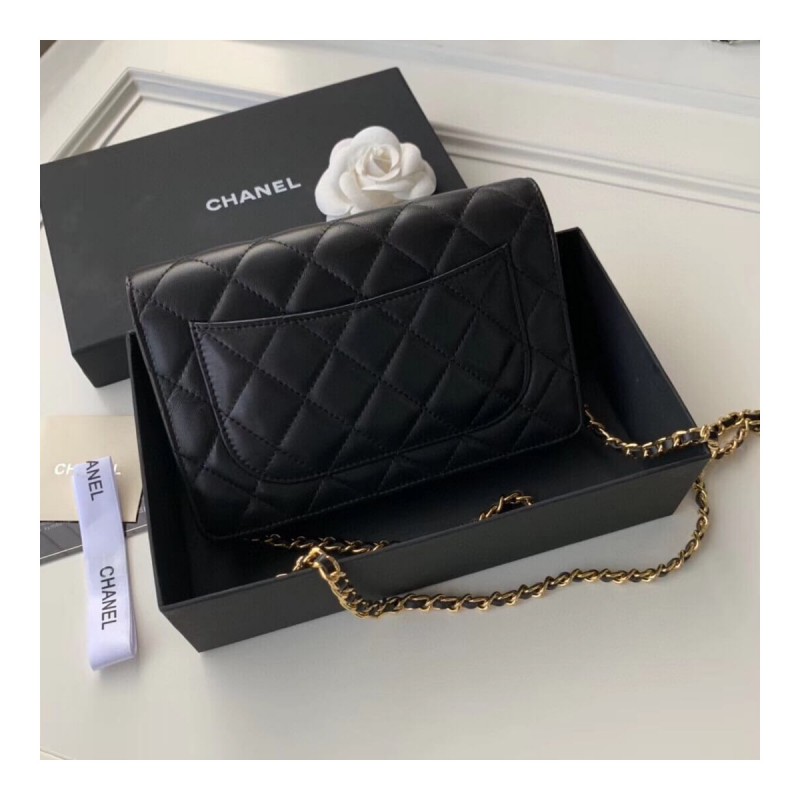 Chanel Classic Lambskin Wallet On Chain WOC AP0250
