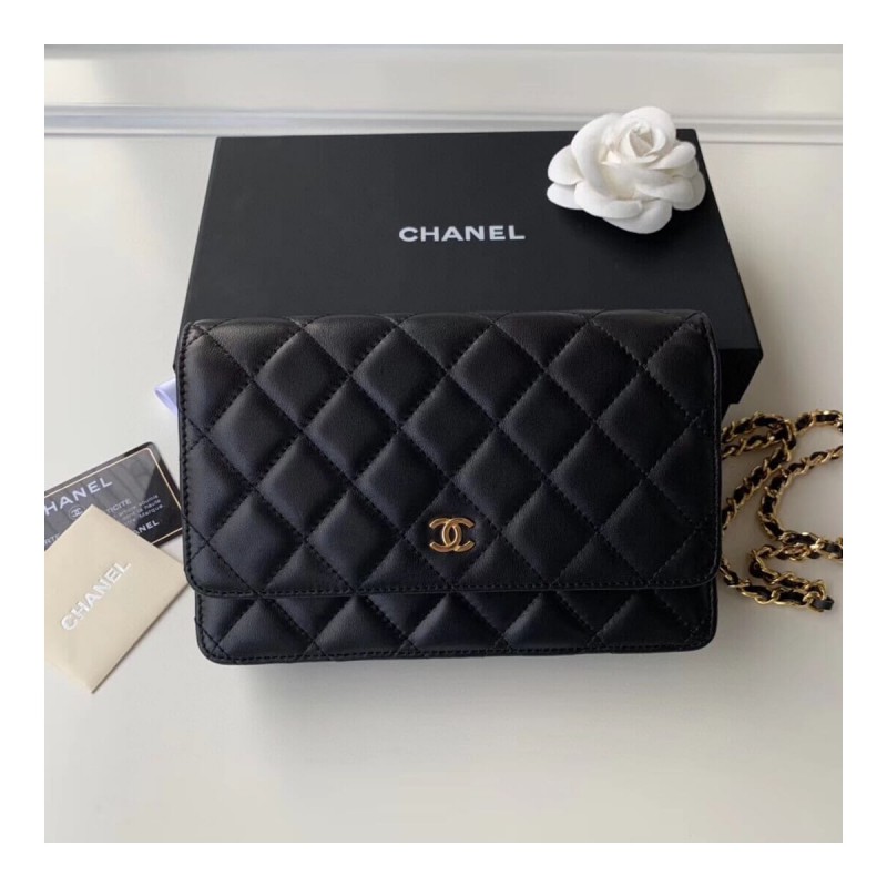 Chanel Classic Lambskin Wallet On Chain WOC AP0250