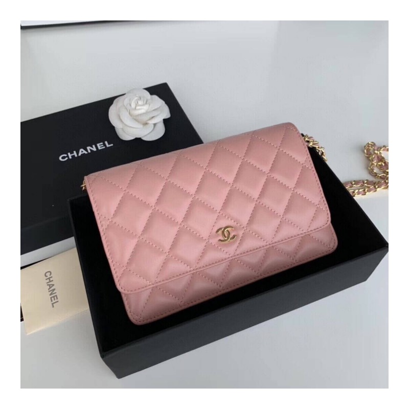 Chanel Classic Lambskin Wallet On Chain WOC AP0250