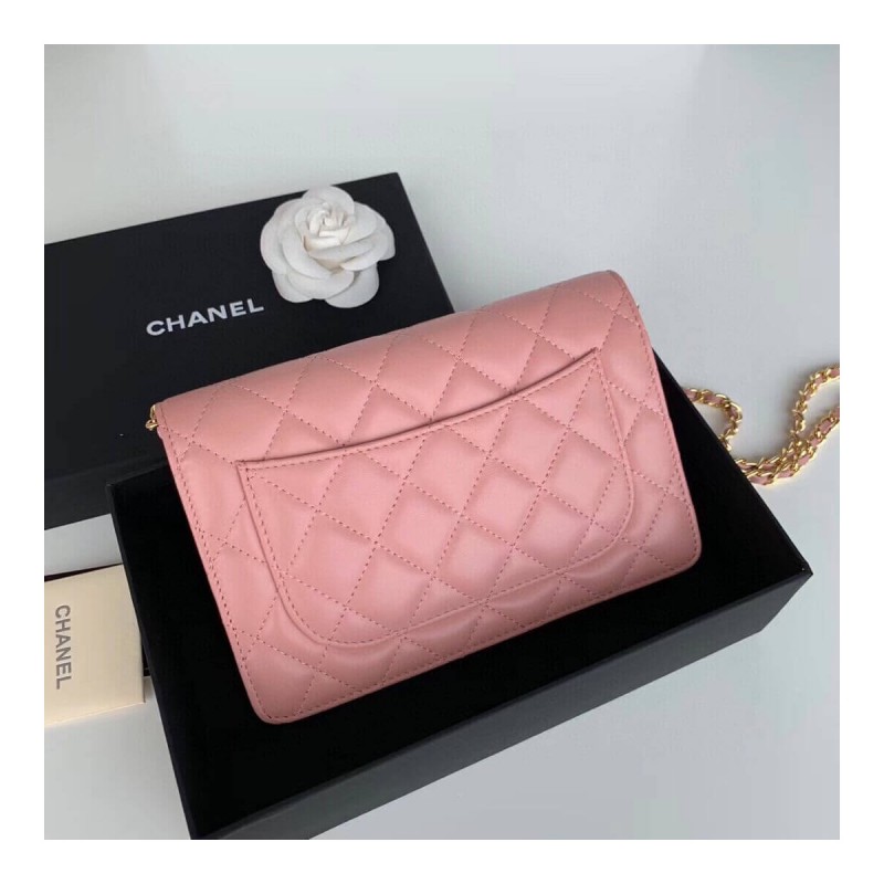 Chanel Classic Lambskin Wallet On Chain WOC AP0250