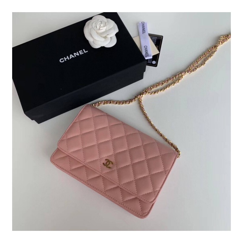 Chanel Classic Lambskin Wallet On Chain WOC AP0250
