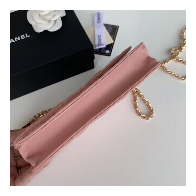 Chanel Classic Lambskin Wallet On Chain WOC AP0250