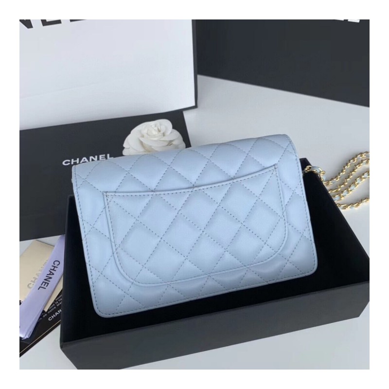 Chanel Classic Lambskin Wallet On Chain WOC AP0250