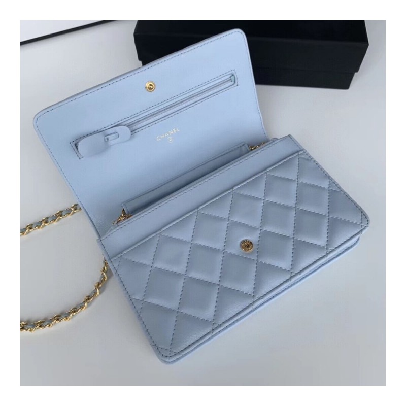 Chanel Classic Lambskin Wallet On Chain WOC AP0250