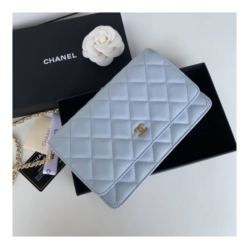 Chanel Classic Lambskin Wallet On Chain WOC AP0250