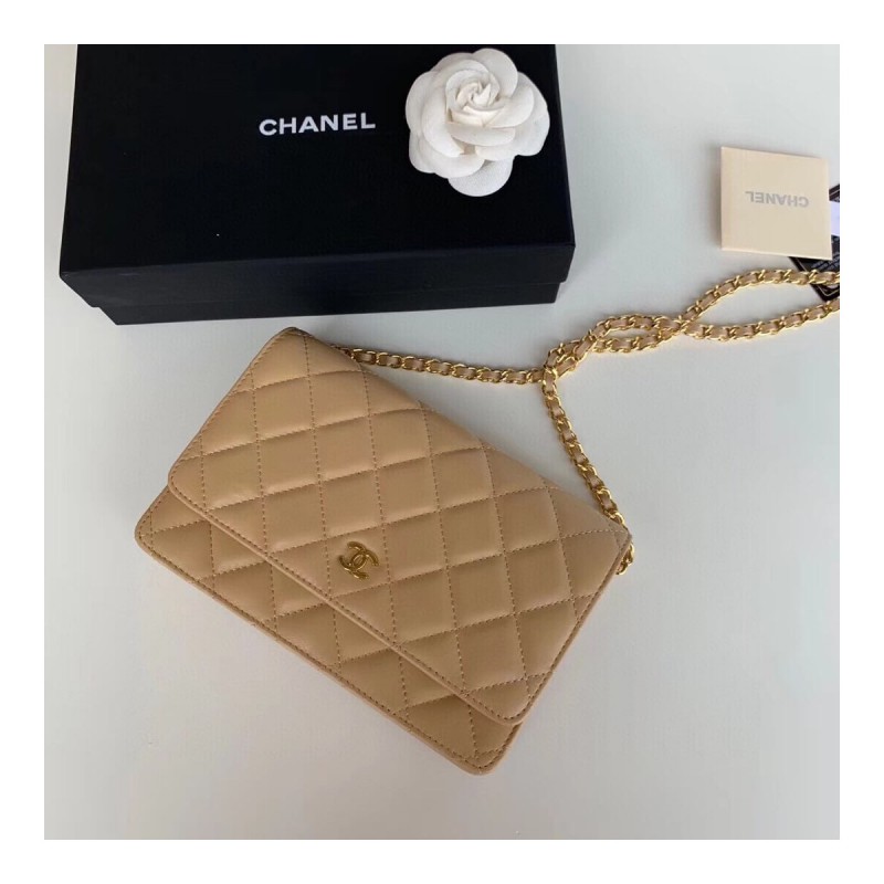 Chanel Classic Lambskin Wallet On Chain WOC AP0250