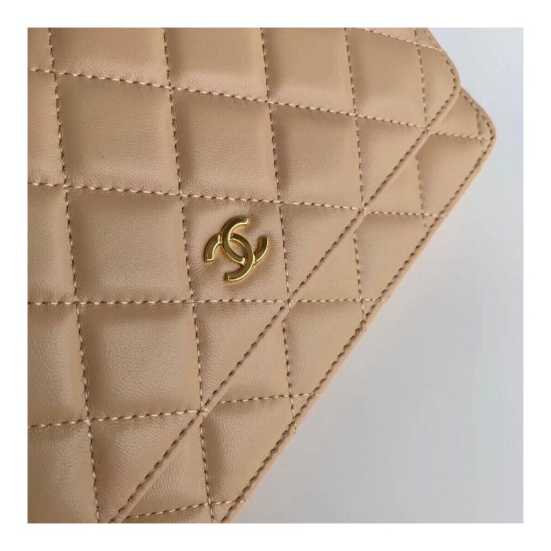 Chanel Classic Lambskin Wallet On Chain WOC AP0250