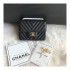 Chanel Chevron Caviar Leathe 17cm Classic Flap Bag 1115