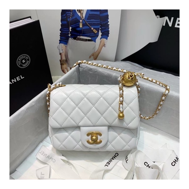 Chanel Lambskin Flap Bag AS1786