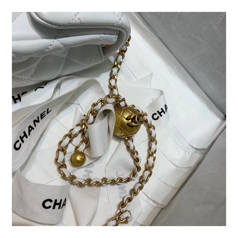 Chanel Lambskin Flap Bag AS1786