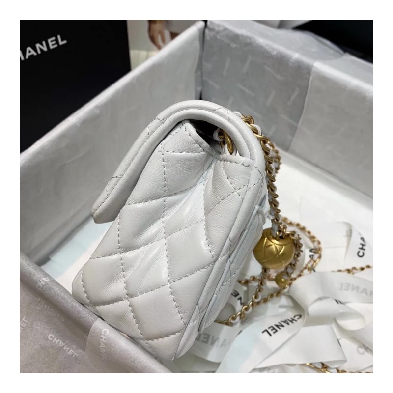 Chanel Lambskin Flap Bag AS1786