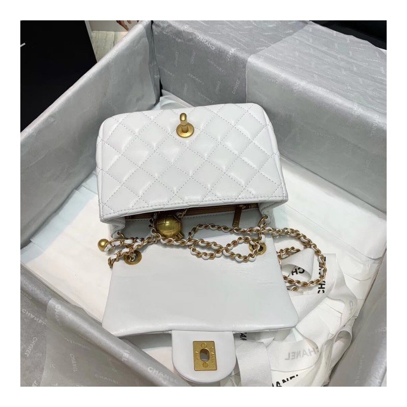 Chanel Lambskin Flap Bag AS1786