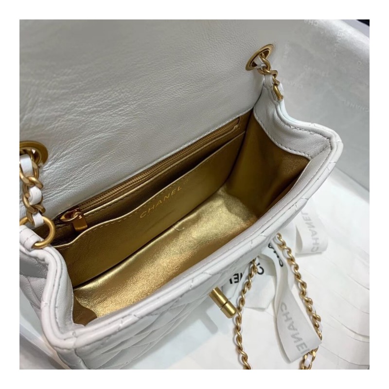 Chanel Lambskin Flap Bag AS1786