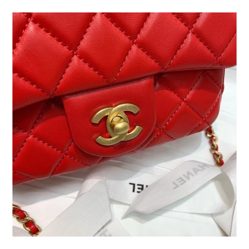 Chanel Lambskin Flap Bag AS1786