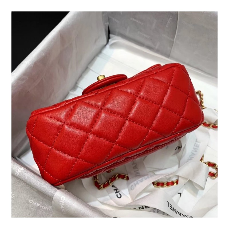Chanel Lambskin Flap Bag AS1786