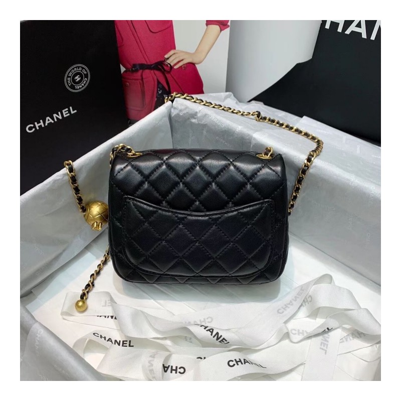 Chanel Lambskin Flap Bag AS1786
