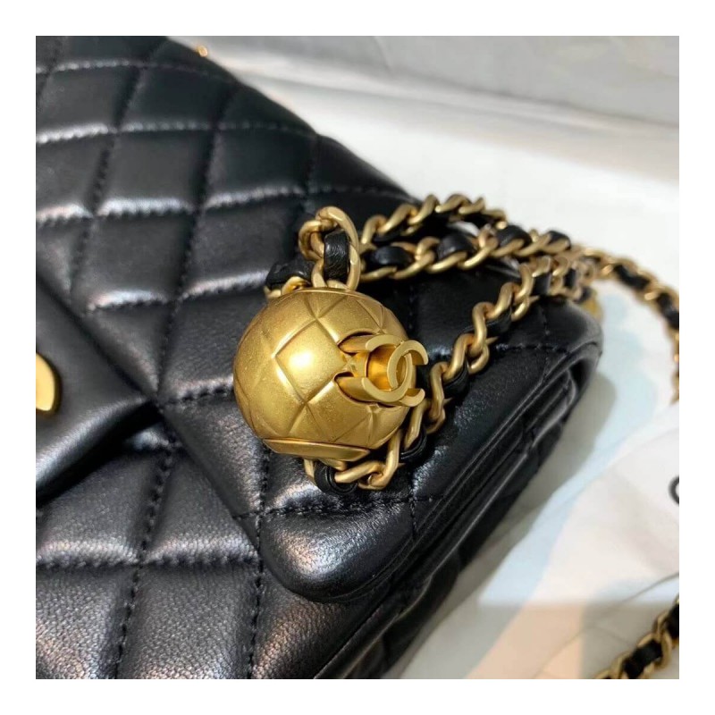Chanel Lambskin Flap Bag AS1786