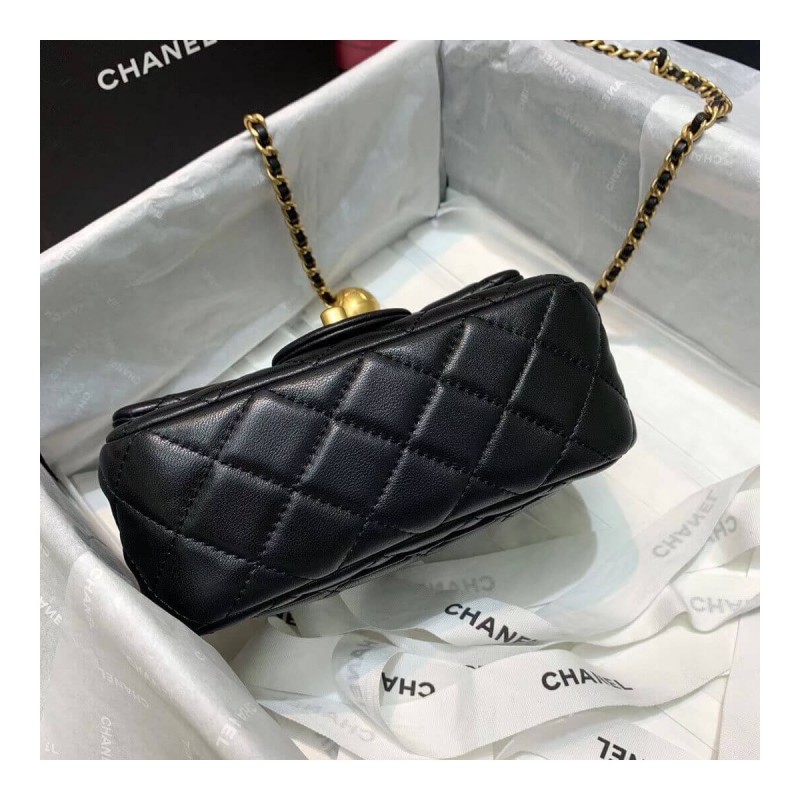 Chanel Lambskin Flap Bag AS1786