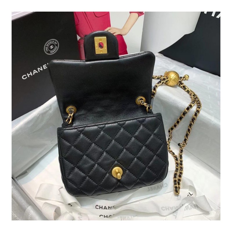 Chanel Lambskin Flap Bag AS1786