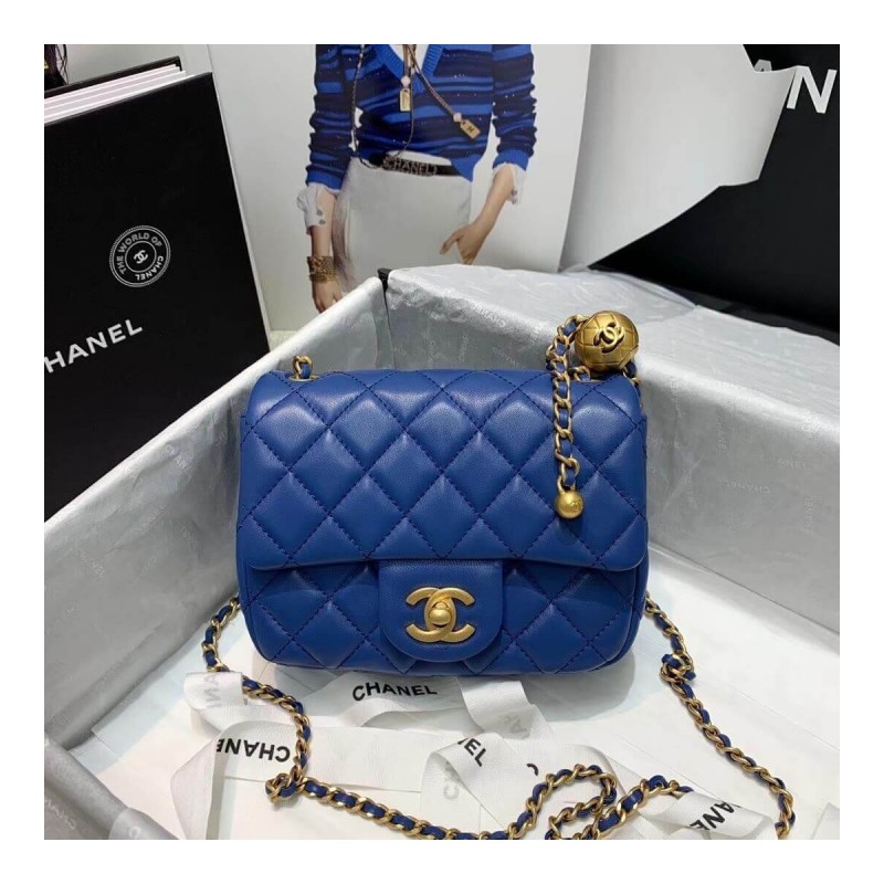Chanel Lambskin Flap Bag AS1786