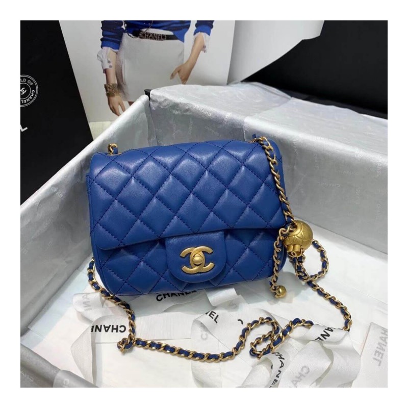 Chanel Lambskin Flap Bag AS1786