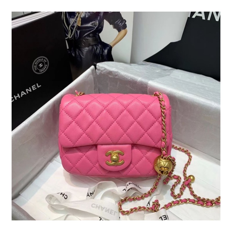 Chanel Lambskin Flap Bag AS1786