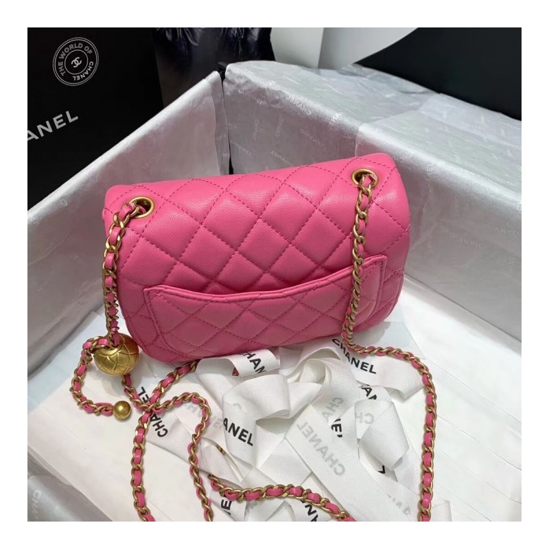 Chanel Lambskin Flap Bag AS1786