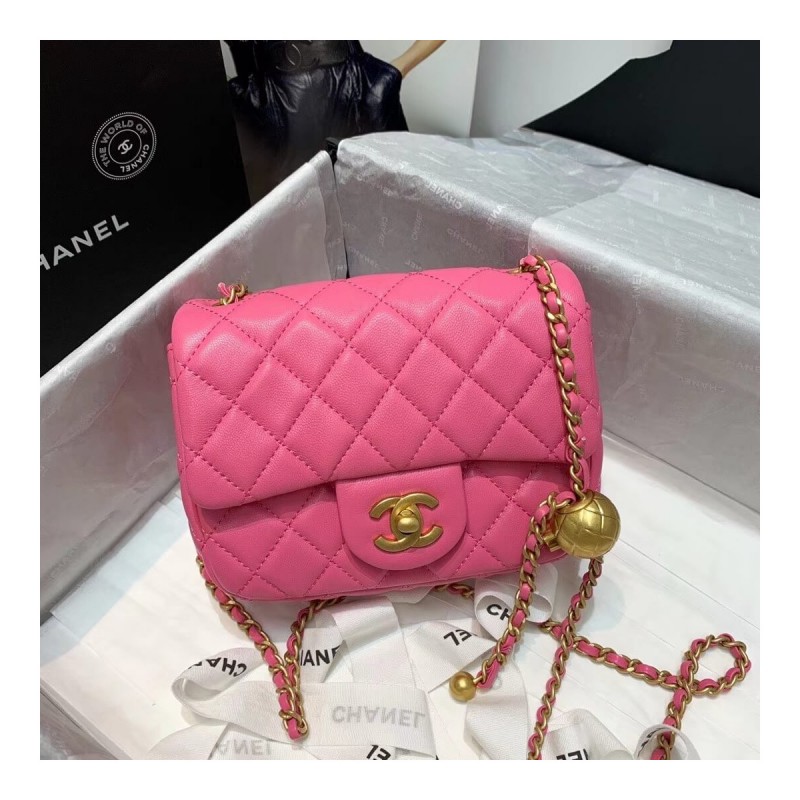 Chanel Lambskin Flap Bag AS1786